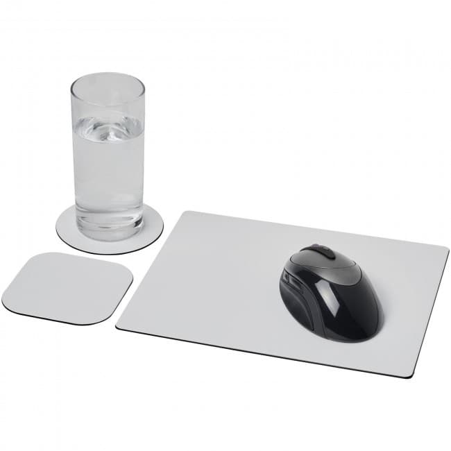 Custom Printed Brite-Mat® mouse mat and coaster set combo 1