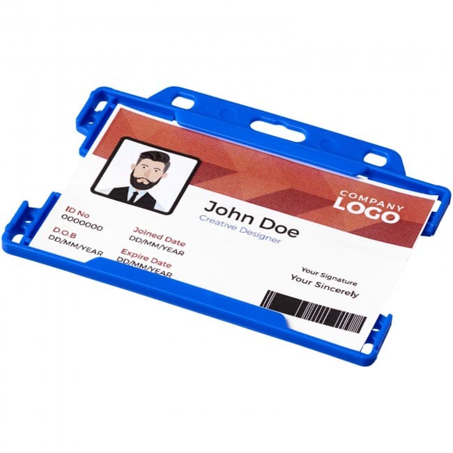 Custom Printed Vega plastic card holder - Image 5