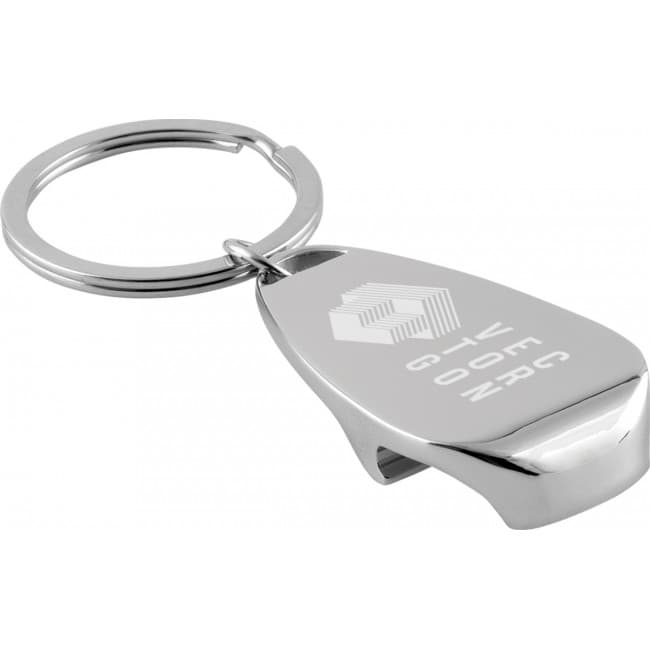 Custom Printed Dallas Bottle Opener Keyring