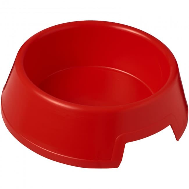 Custom Printed Jet plastic dog bowl - Image 1