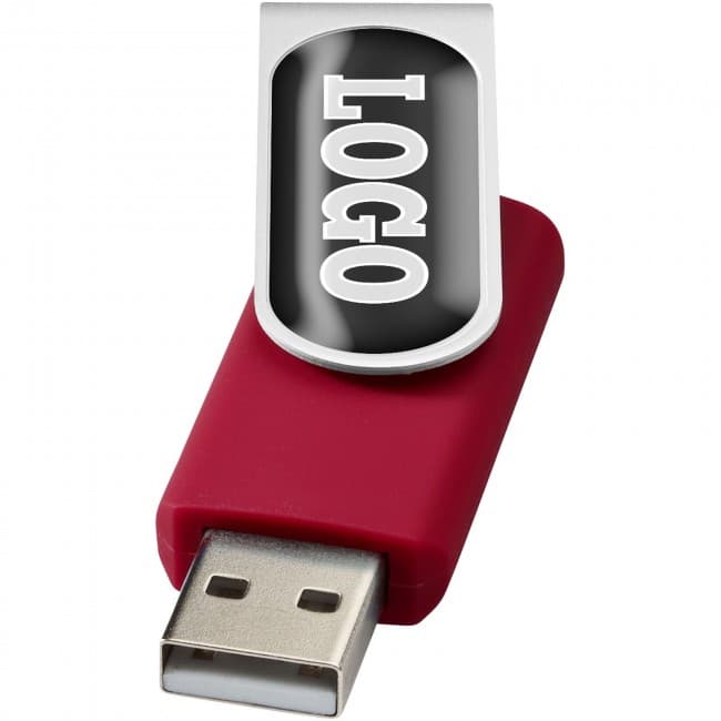 Custom Printed Rotate-doming 2GB USB flash drive - Image 3