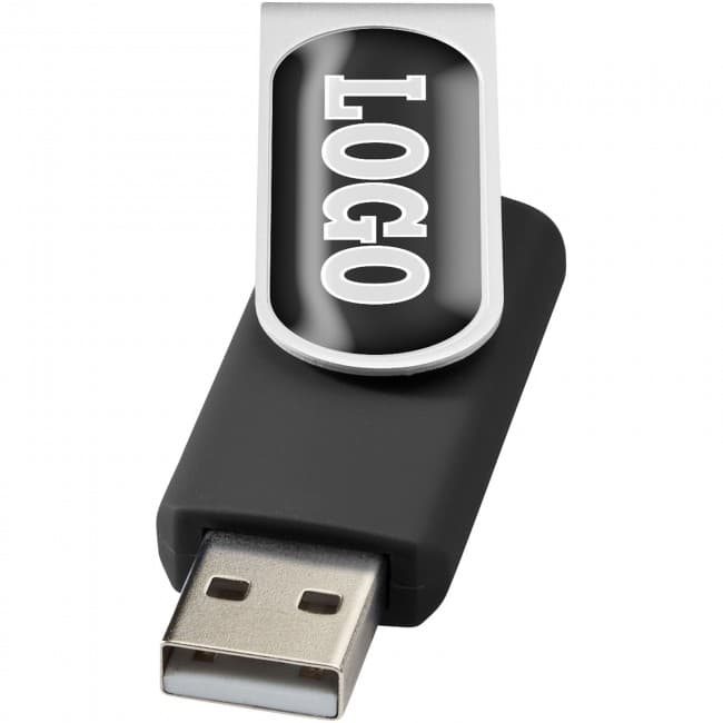 Custom Printed Rotate-doming 4GB USB flash drive - Image 6