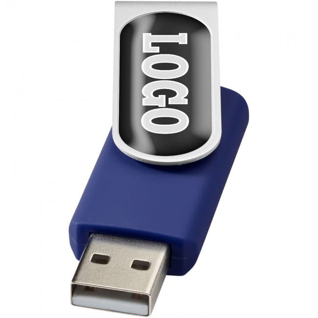 Custom Printed Rotate-doming 4GB USB flash drive - Image 4