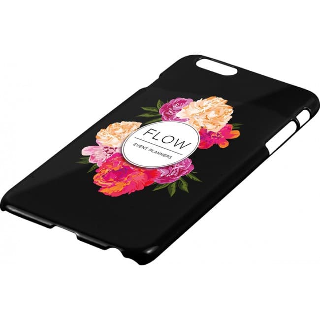 Custom Printed iPhone 5, 6, 7, 8 or X Case Hard Shell Black or Transparent