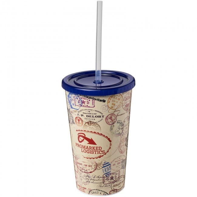 Custom Printed Brite Americano Double Walled Stadium Cup 350ml - Image 1