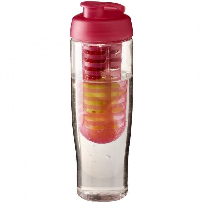 Custom Printed H2O Tempo® 700 ml flip lid sport bottle & infuser - Image 2