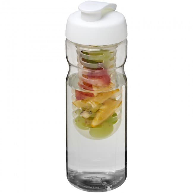 Custom Printed H2O Base® 650 ml flip lid sport bottle & infuser - Image 8