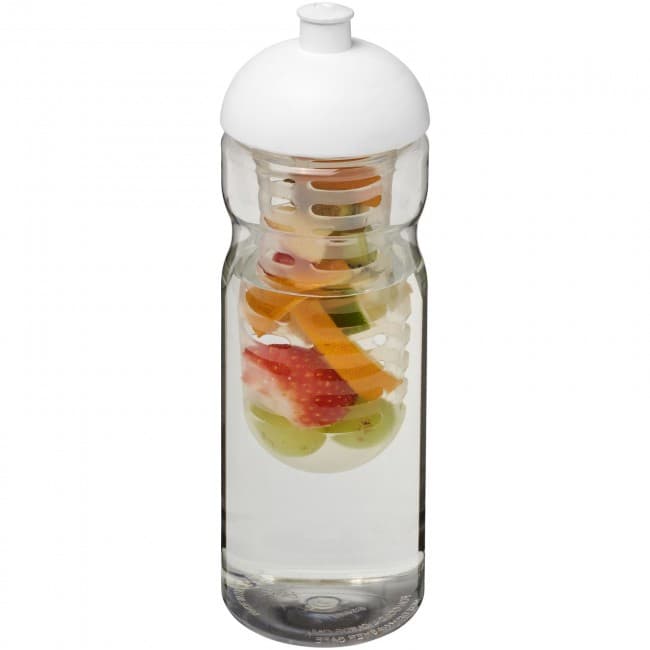 Custom Printed H2O Base® 650 ml dome lid sport bottle & infuser - Image 8