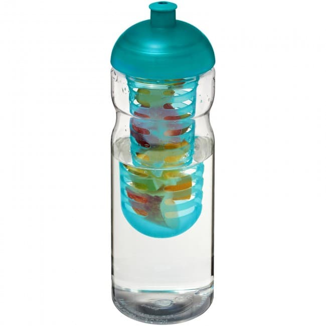 Custom Printed H2O Base® 650 ml dome lid sport bottle & infuser - Image 4