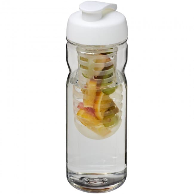 Custom Printed H2O Base Tritan? 650 ml flip lid bottle & infuser - Image 8