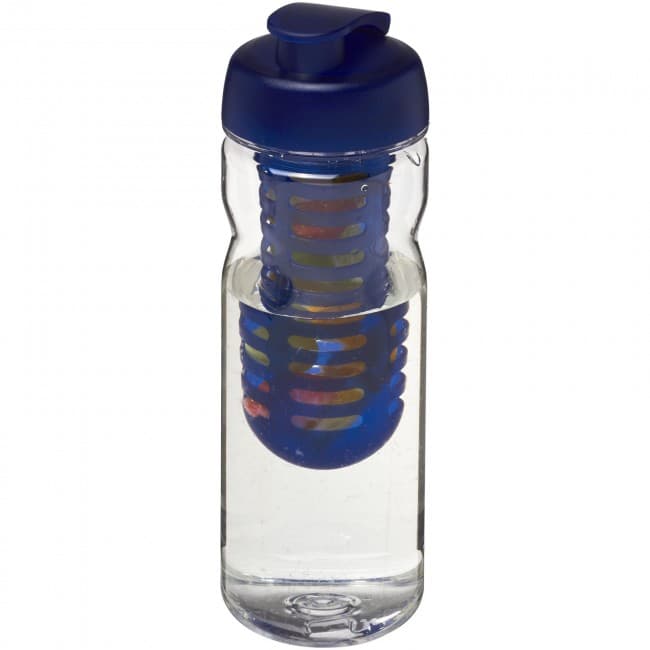 Custom Printed H2O Base Tritan? 650 ml flip lid bottle & infuser - Image 7