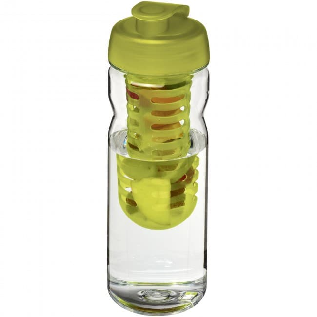 Custom Printed H2O Base Tritan? 650 ml flip lid bottle & infuser - Image 5