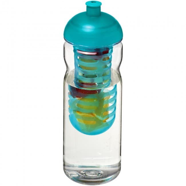 Custom Printed H2O Base Tritan? 650 ml dome lid bottle & infuser - Image 4