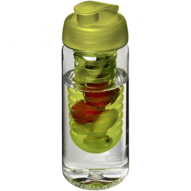 Custom Printed H2O Octave Tritan? 600 ml flip lid bottle & infuser - Image 4