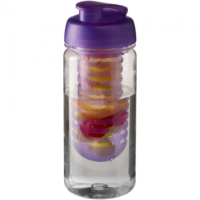 Custom Printed H2O Octave Tritan? 600 ml flip lid bottle & infuser - Image 1