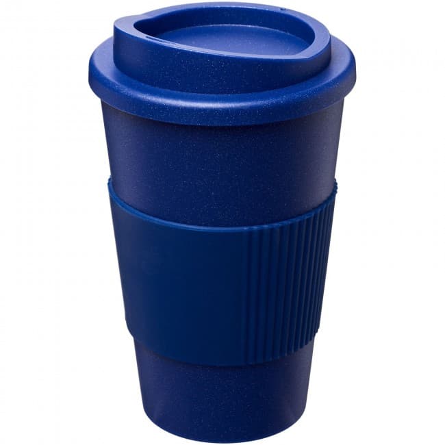 Custom Printed Americano Midnight Grip Insulated Tumbler 350ml - Image 3