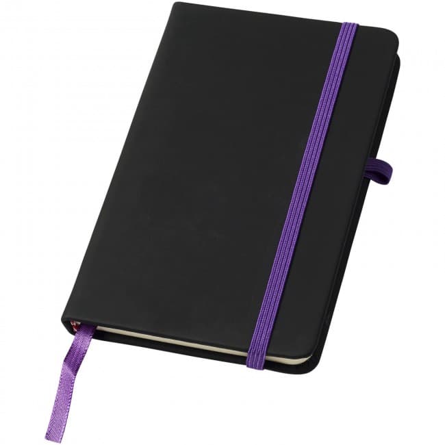 Custom Printed Noir A6 notebook with lined pages - Image 3