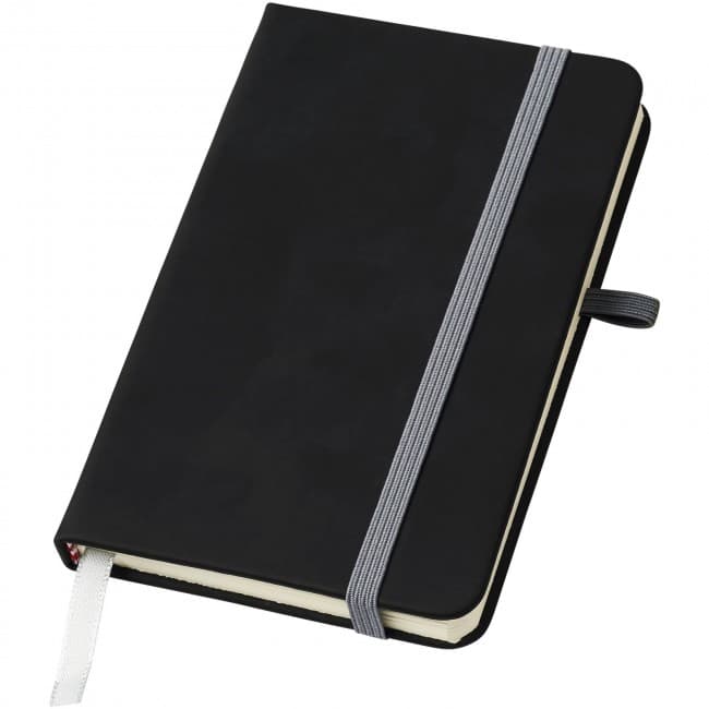 Custom Printed Noir A6 notebook with lined pages - Image 2