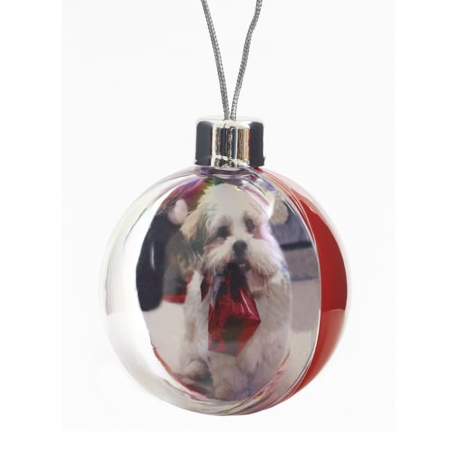 Custom Printed Large Picto Bauble In Card Box