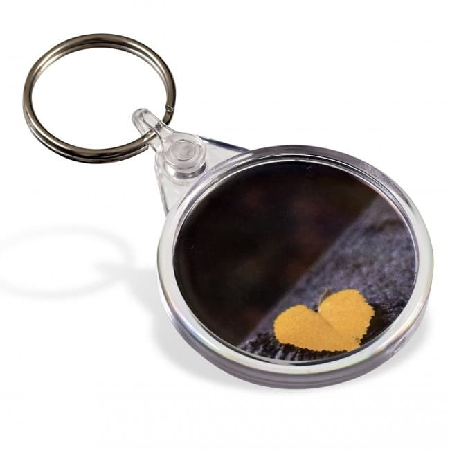 Custom Printed Round Picto Keyring