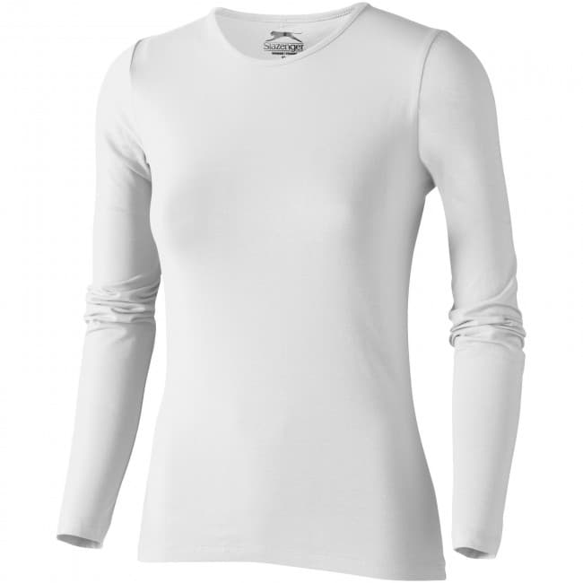 Custom Printed Curve long sleeve women's t-shirt - Image 4