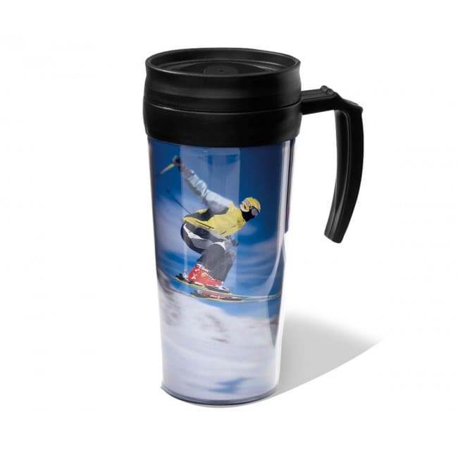 Custom Printed Picto Thermal Mug