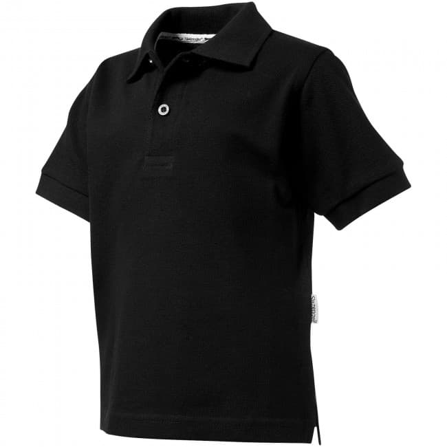 Branded Forehand short sleeve kids polo - Image 1