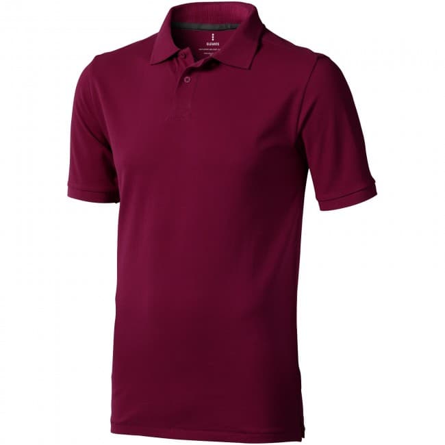 Custom Printed Calgary short sleeve men's polo - Image 3