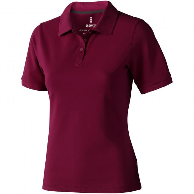 Custom Printed Calgary short sleeve women's polo - Image 3