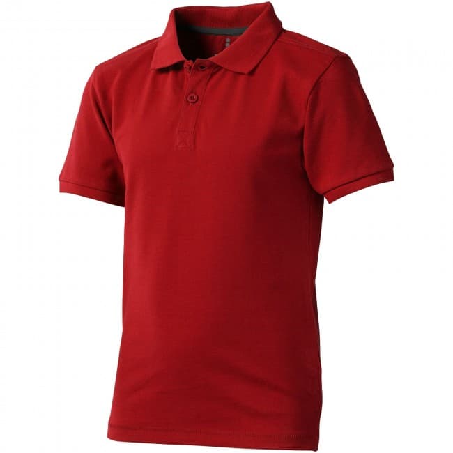 Branded Calgary short sleeve kids polo - Image 2