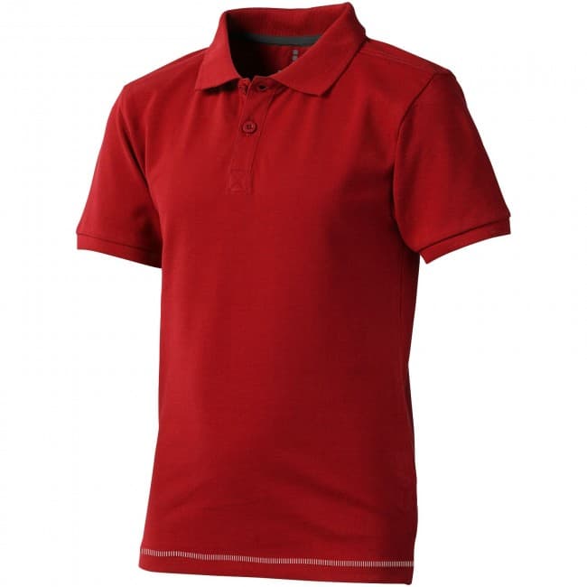 Branded Calgary short sleeve kids polo - Image 1