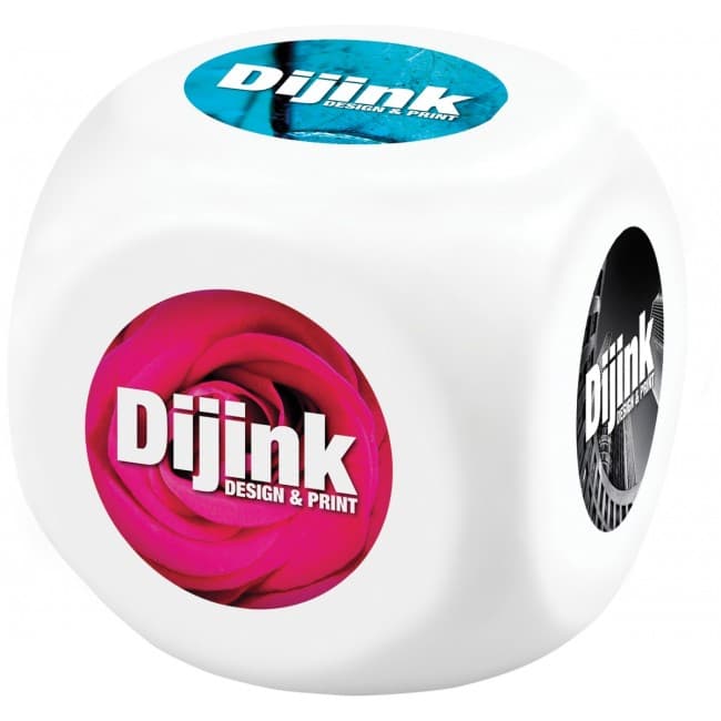 Branded Cube Stress Ball (Full Colour Print)