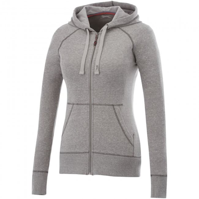 Custom Printed Groundie full zip ladies hoodie - Image 2