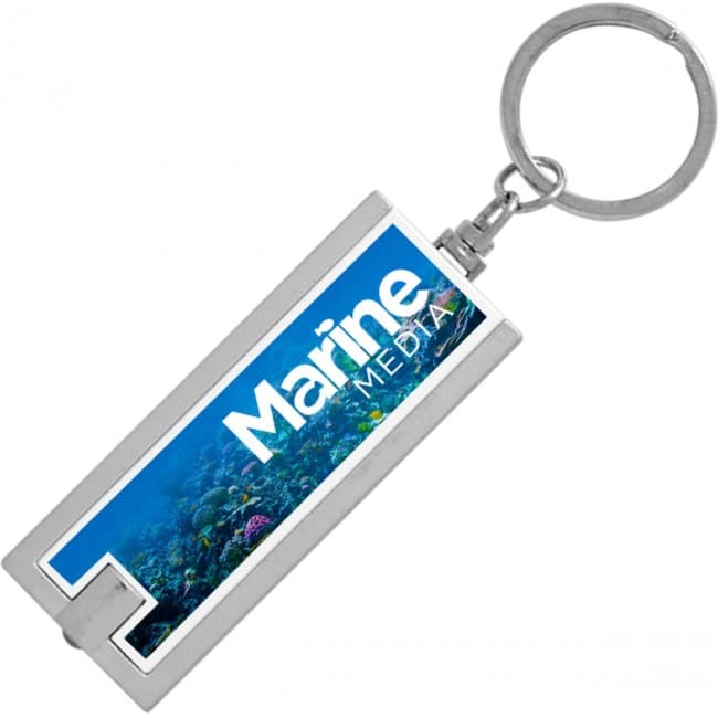 Custom Printed Vivid LED Torch Keyring