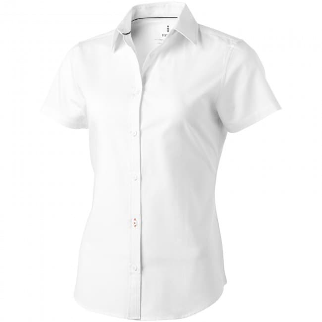 Custom Printed Manitoba short sleeve ladies Shirt - Image 3