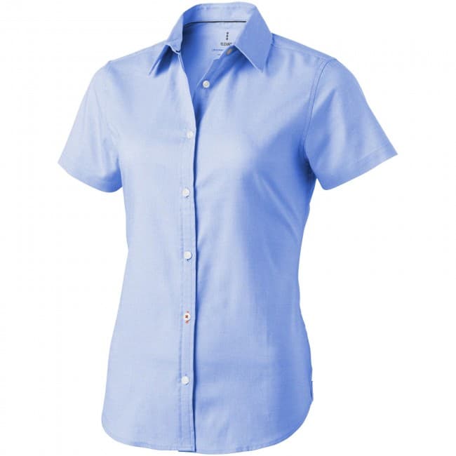 Custom Printed Manitoba short sleeve ladies Shirt - Image 2