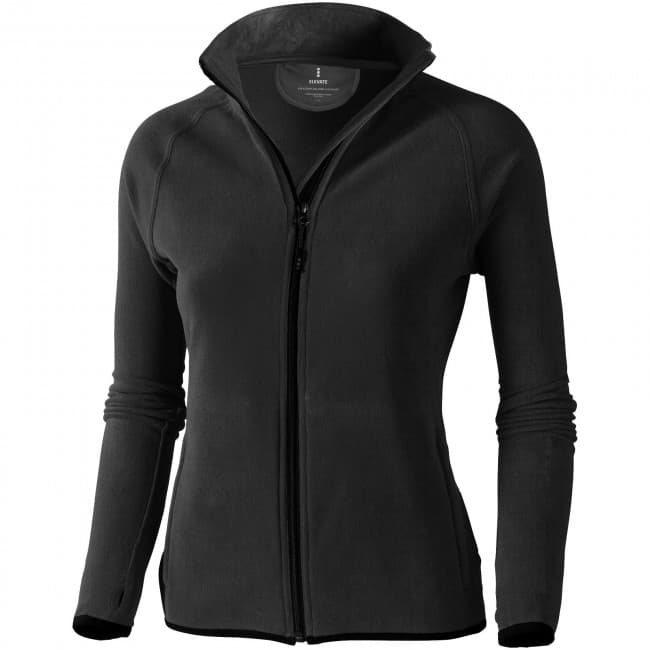 Custom Printed Brossard micro fleece full zip ladies Jacket - Image 2