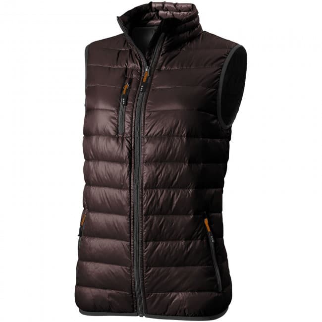 Custom Printed Fairview light down ladies bodywarmer - Image 4