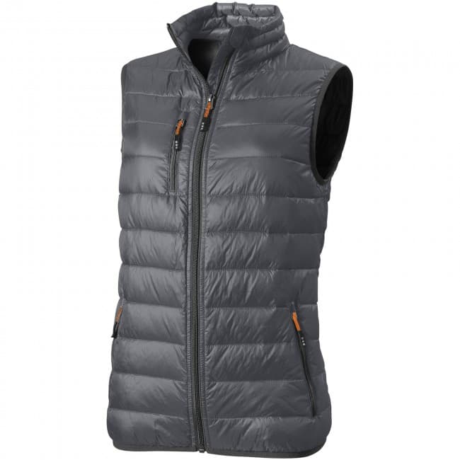 Custom Printed Fairview light down ladies bodywarmer - Image 3