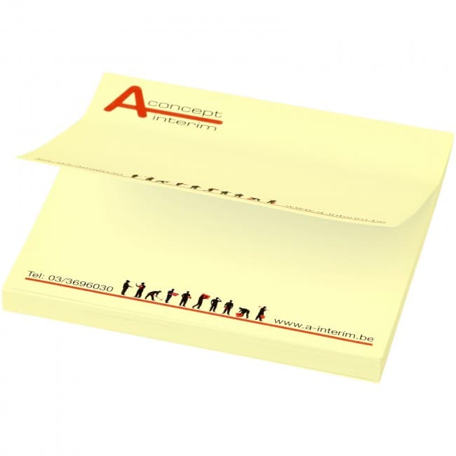 Custom Printed Sticky-Mate® squared sticky notes 75x75 - 25 pages - Image 3