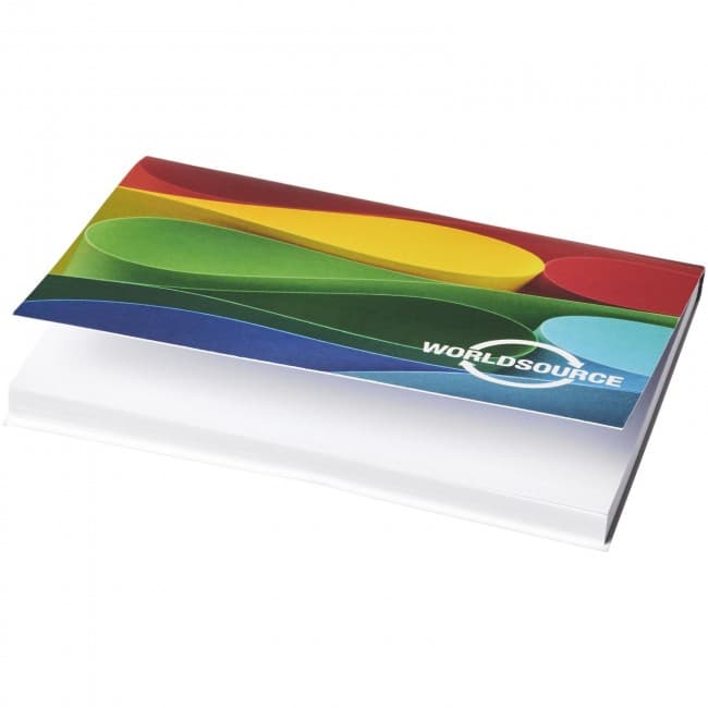 Custom Printed Sticky-Mate® A7 soft cover sticky notes 100x75 - 50 pages