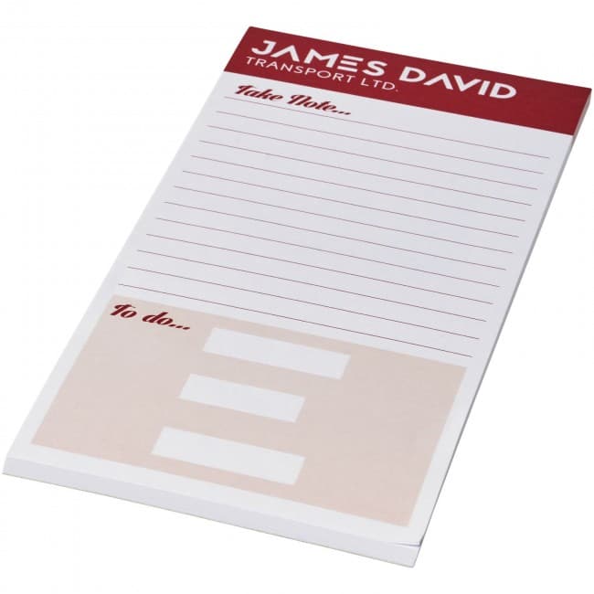 Custom Printed Desk-Mate® 1/3 A4 notepad - 25 pages