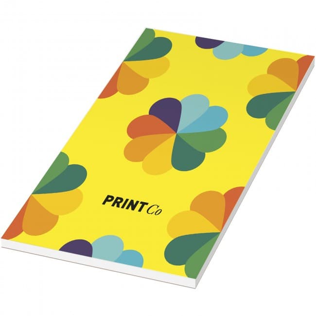 Custom Printed Desk-Mate® 1/3  A4 notepad wrap cover - 25 pages