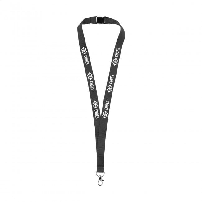 Custom Printed Lanyard Safety 2 cm RPET lanyard