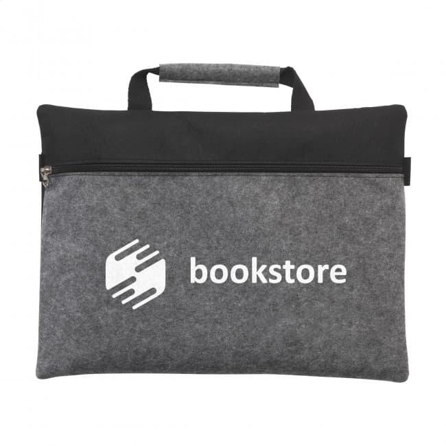 Custom Printed DocuTravel Felt RPET document bag