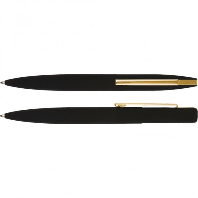 Custom Printed Blade Soft Ball Pen Gold