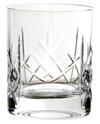 Custom Printed Cut Heavy Crystal Glass Tumbler