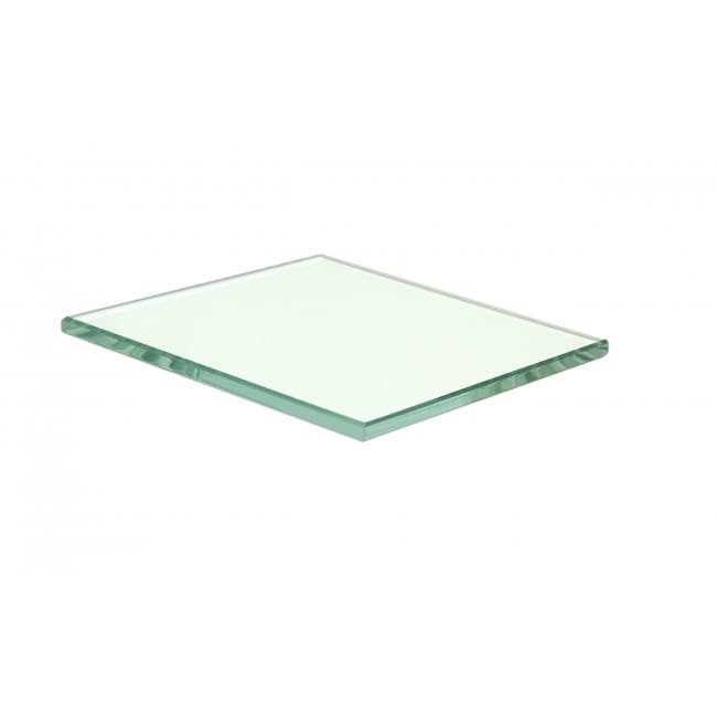 Custom Printed Square Flat Glass Coaster In Green