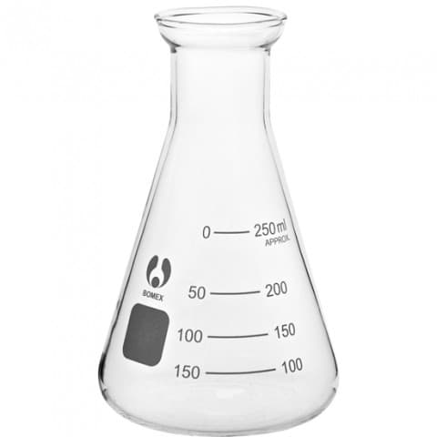 Custom Printed 250Ml Scientific Conical Erlenmeyer Flask