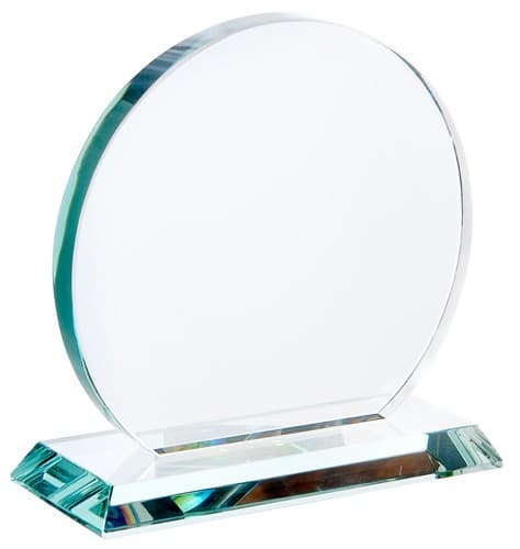 Custom Printed Medium Jade Green Trophy Award Circle